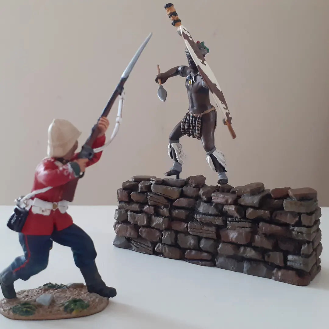 Britains 20102 Zulu wars 24th foot 1:32 metal fight for kraal limited boxed wdb