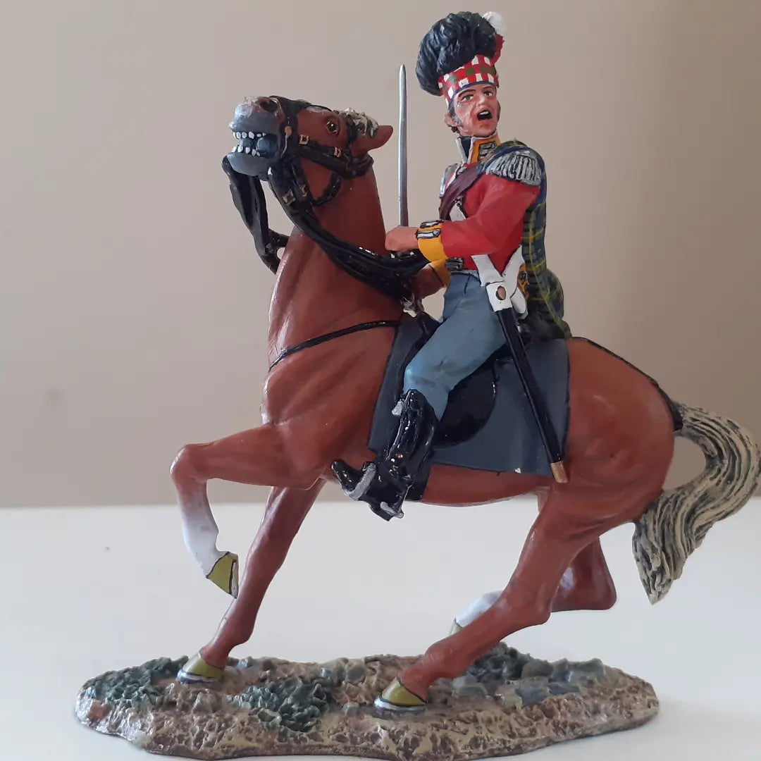 king and country NA208 gordon highlanders mounted major
