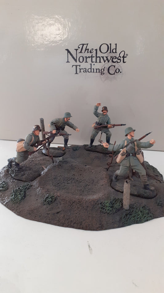 BRITAINS tgw-003 compatible old northwest ontc ww1 germans on base 2005 1:32  boxed