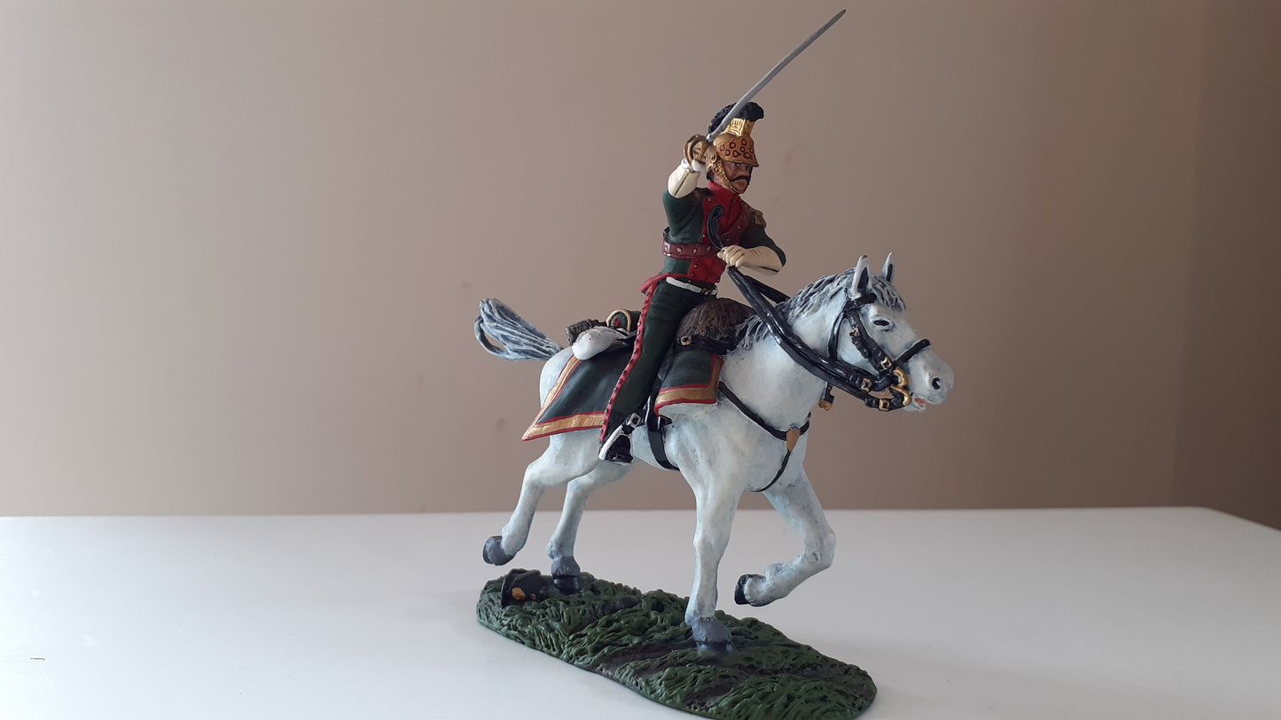 Britains 36016 Napoleonic french 4th lancers officer waterloo 2009 1:32 metal