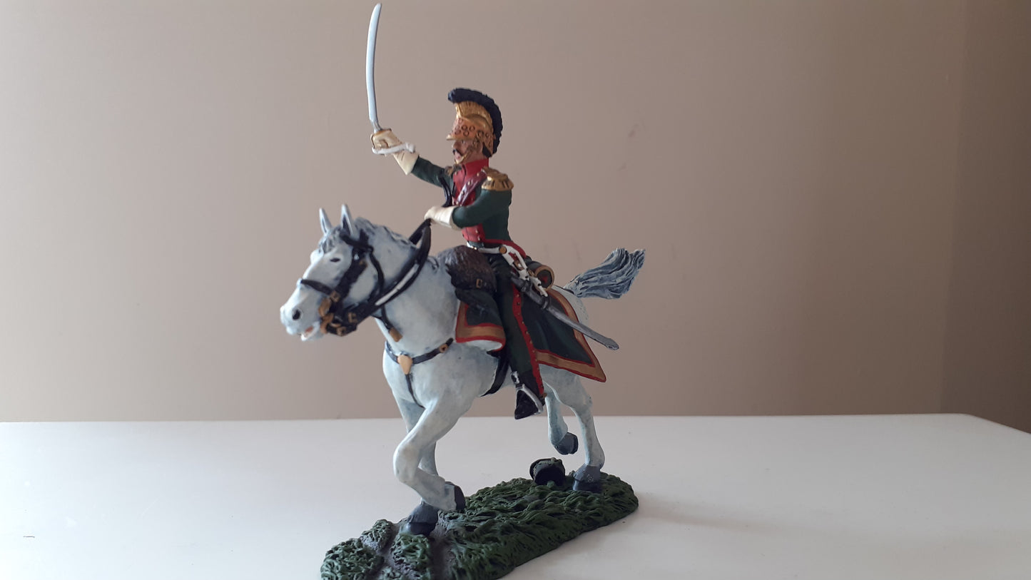 Britains 36016 Napoleonic french 4th lancers officer waterloo 2009 1:32 metal