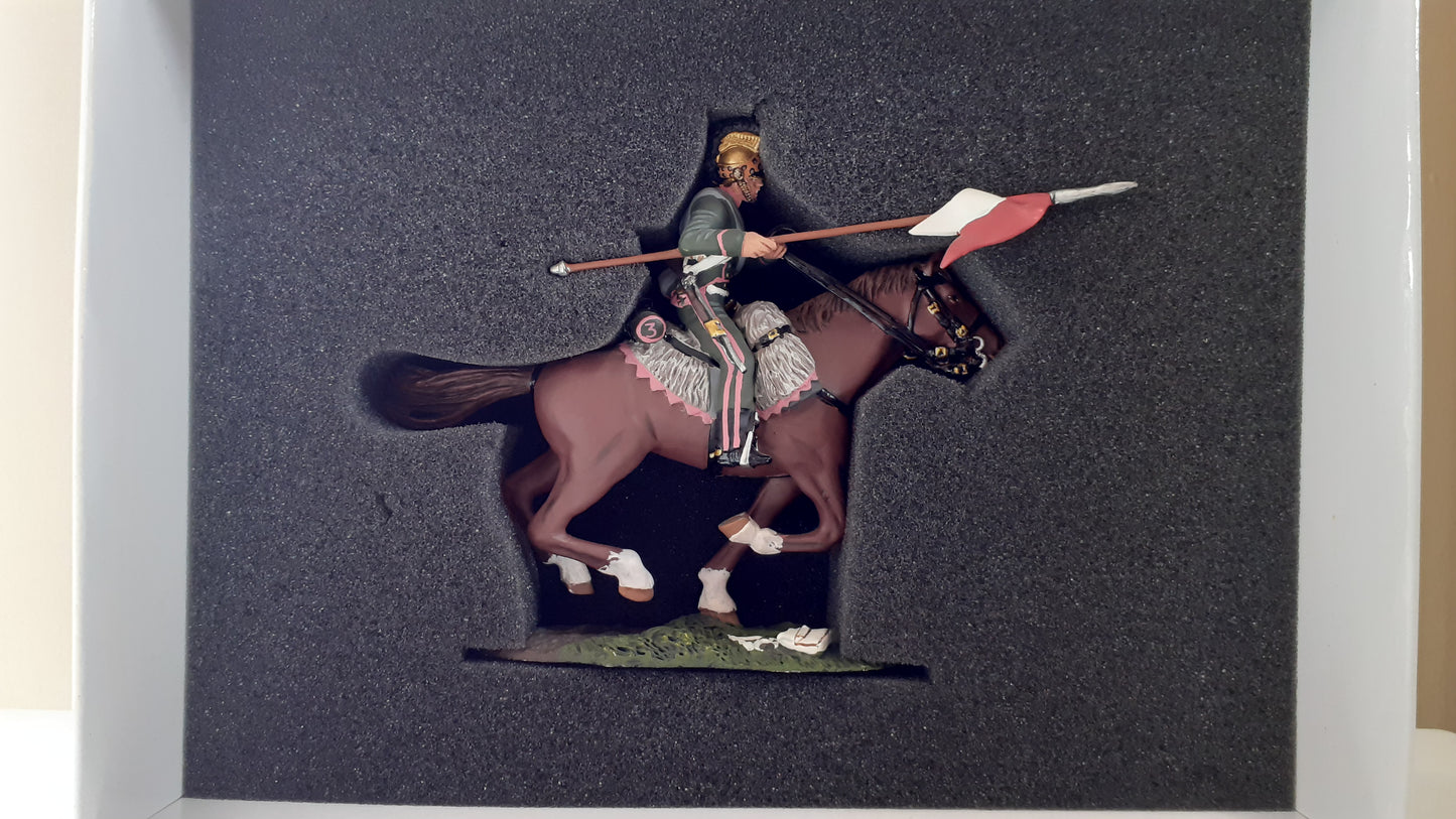 Britains 36068 Napoleonic french 3rd lancers trooper waterloo 2009 1:32 metal