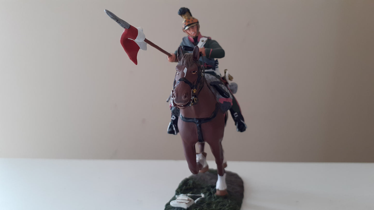 Britains 36068 Napoleonic french 3rd lancers trooper waterloo 2009 1:32 metal