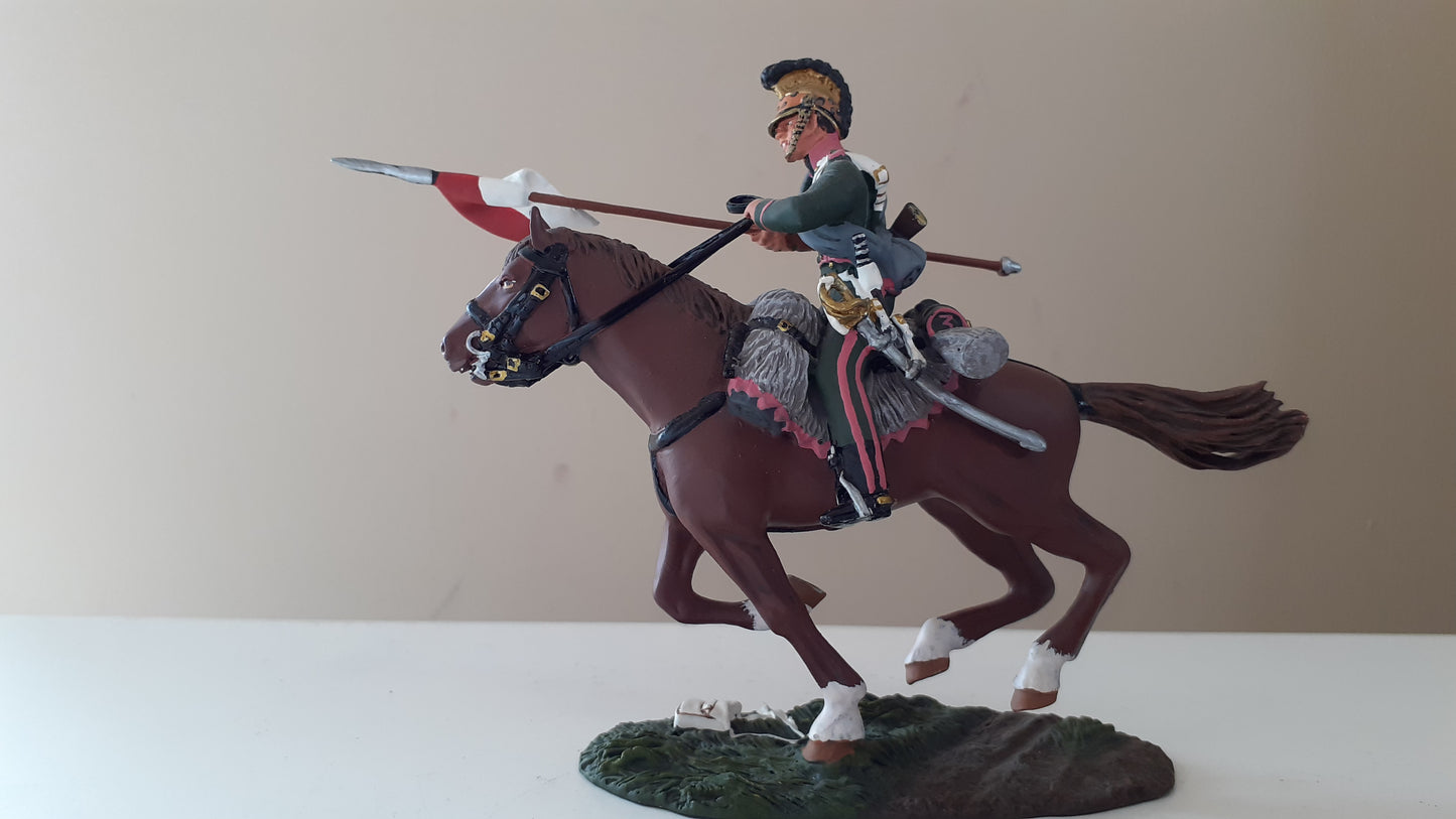 Britains 36068 Napoleonic french 3rd lancers trooper waterloo 2009 1:32 metal