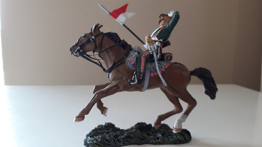Britains 36059 Napoleonic french 3rd lancers trooper waterloo 2009 1:32 metal
