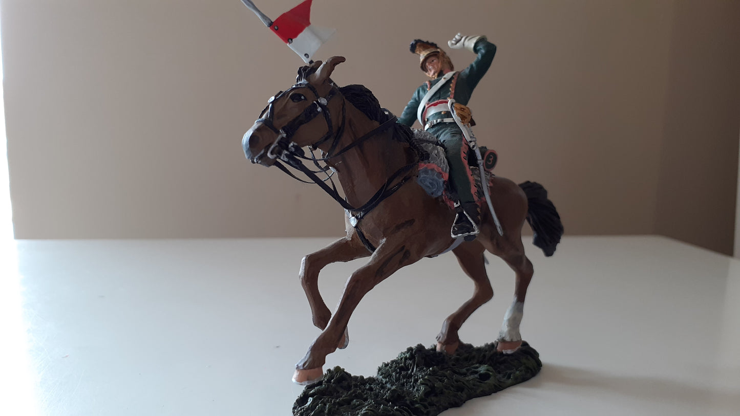 Britains 36059 Napoleonic french 3rd lancers trooper waterloo 2009 1:32 metal