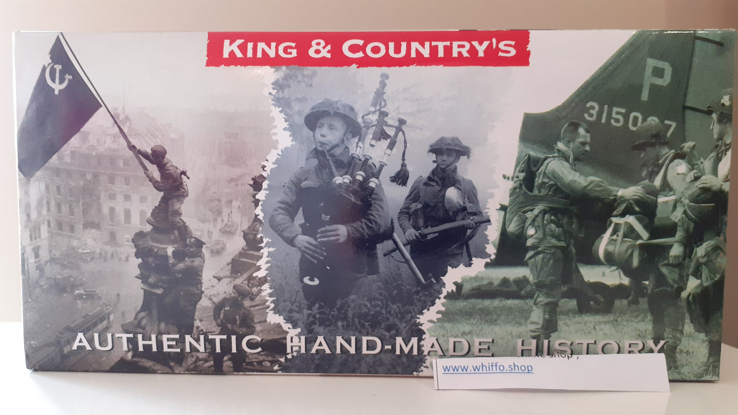 King and country ww2 Lovat Churchill Commando D-day box 1:30  Dd052 Dd52