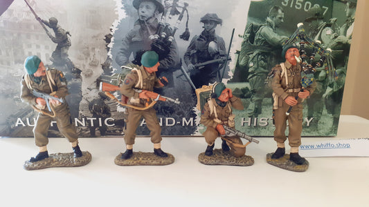 King and country ww2 Lovat Churchill Commando D-day box 1:30  Dd052 Dd52