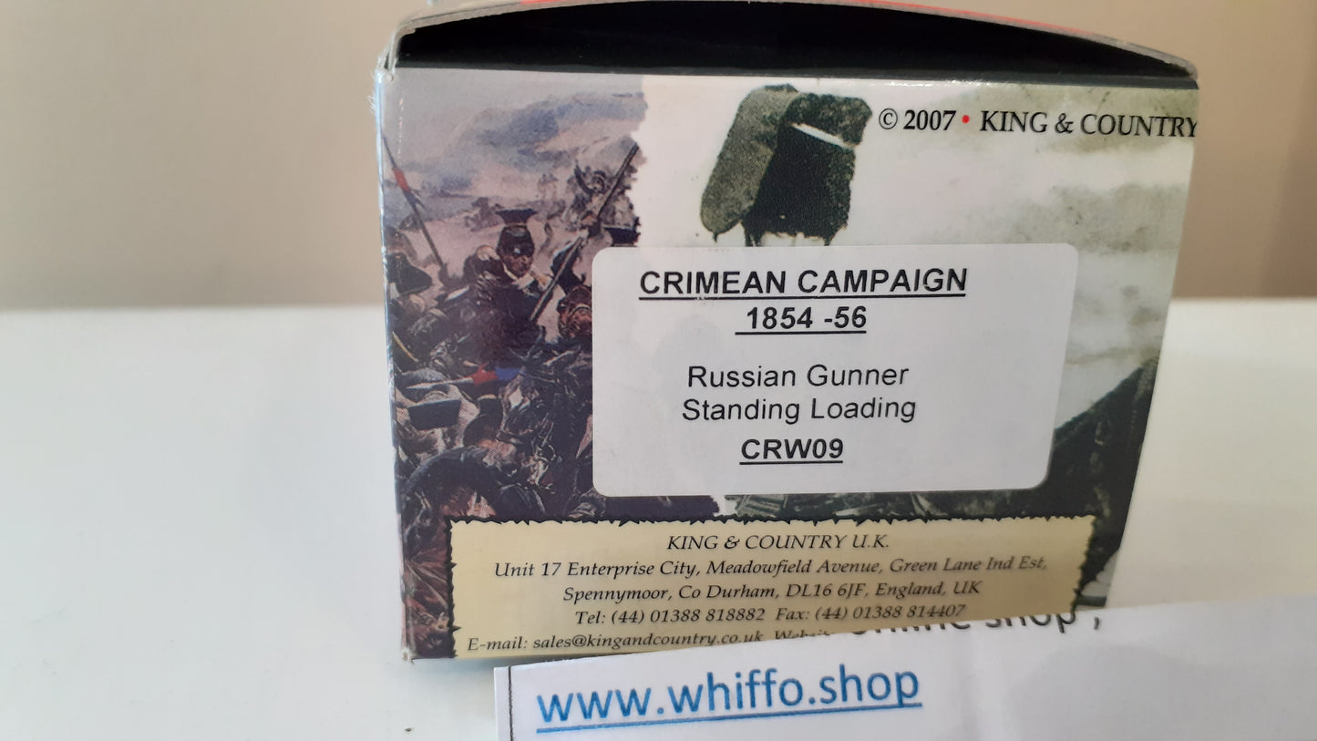 King and country crimean war crw9 Crw09 Russian Gunner Loading boxed Rb Wb