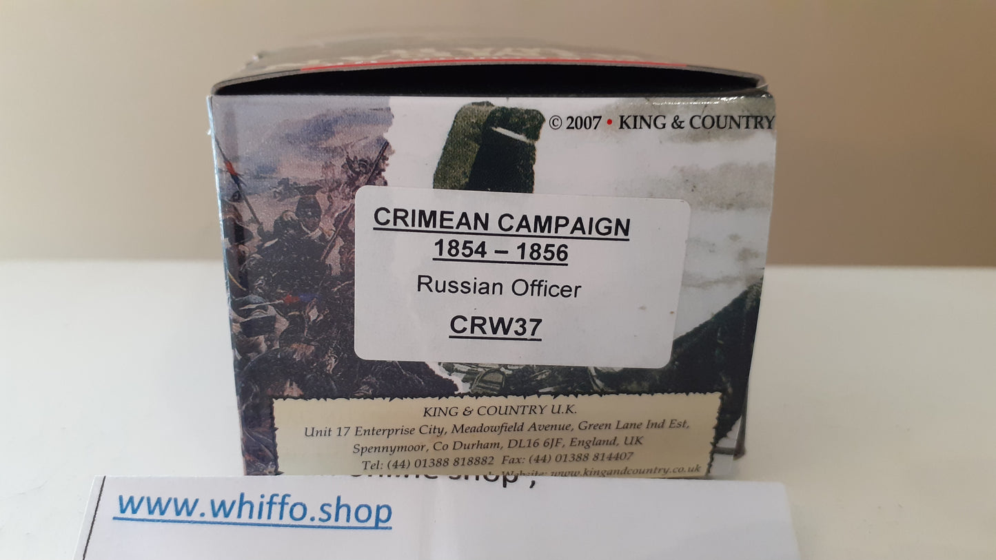 King and country crimean war crw37 Crw037 Russian Officer boxed Rb Wb