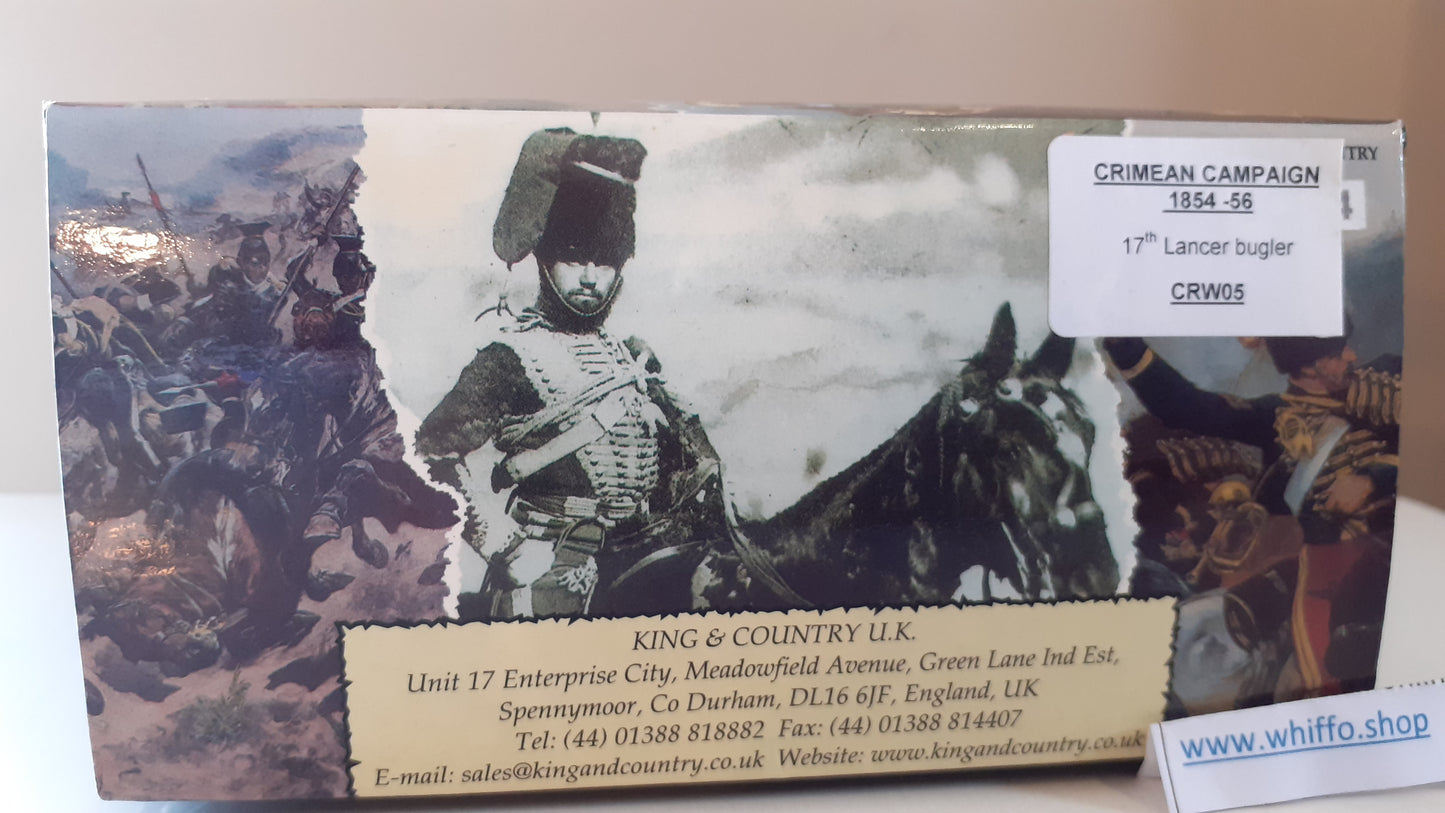 King and country crimean war crw5 Crw05 17th Lancer Bugler Light Brigade  box Wb