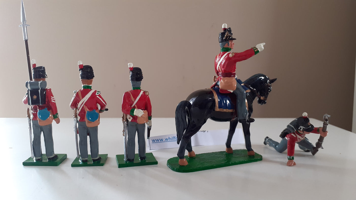 early trophy miniatures 1991 Napoleonic Waterloo Wa2a British Command 1:32