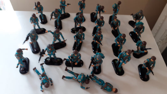 Britains deetail ww2 task  force poseable 27 blue Figures 1992 1:32  B1