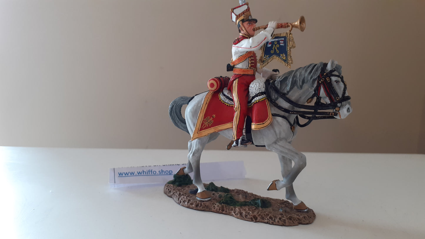 King and country Na162 Dutch Lancer bugler Napoleonic Waterloo box Wb