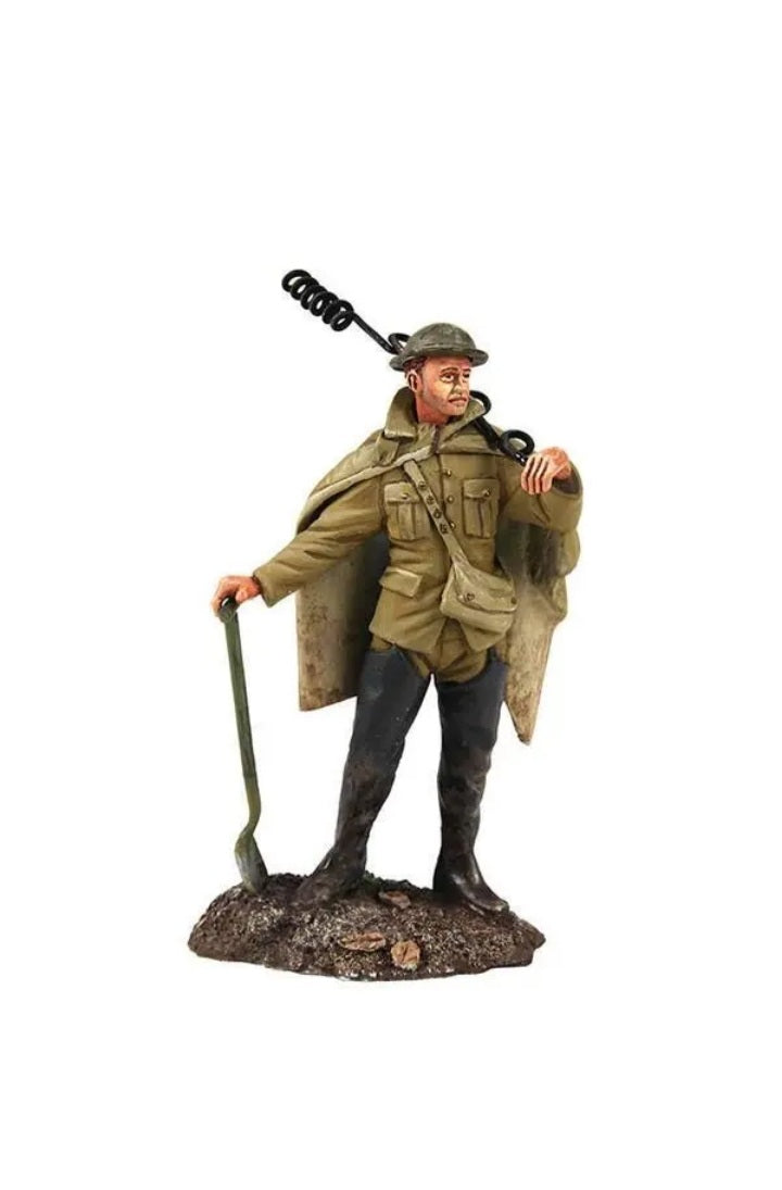 Britains metal ww1 23110 British infantry Work Party Mib 1:32  B7