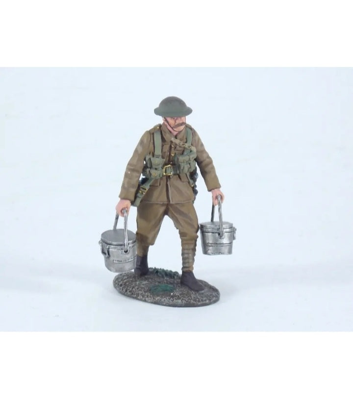 Britains metal ww1 23064 British infantry Rations Mib 1:32  B7