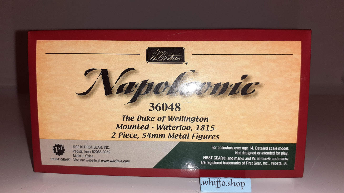 Britains 36048 2010 Duke Of Wellington Waterloo Napoleonic 1:32 metal boxd  S8b for sale