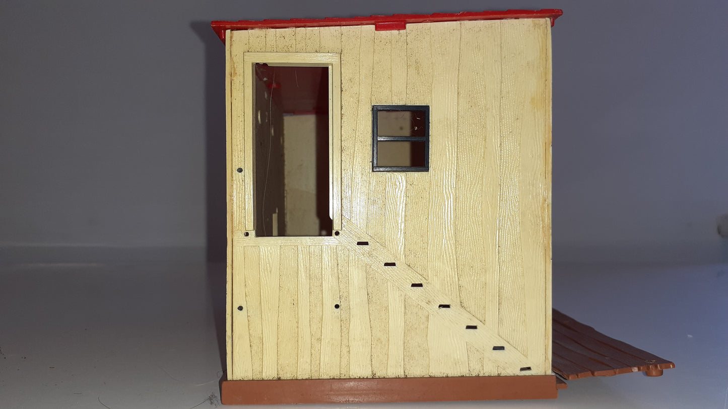 Timpo acw Wild West Building  1970s Plastic Missing Parts 1:32
