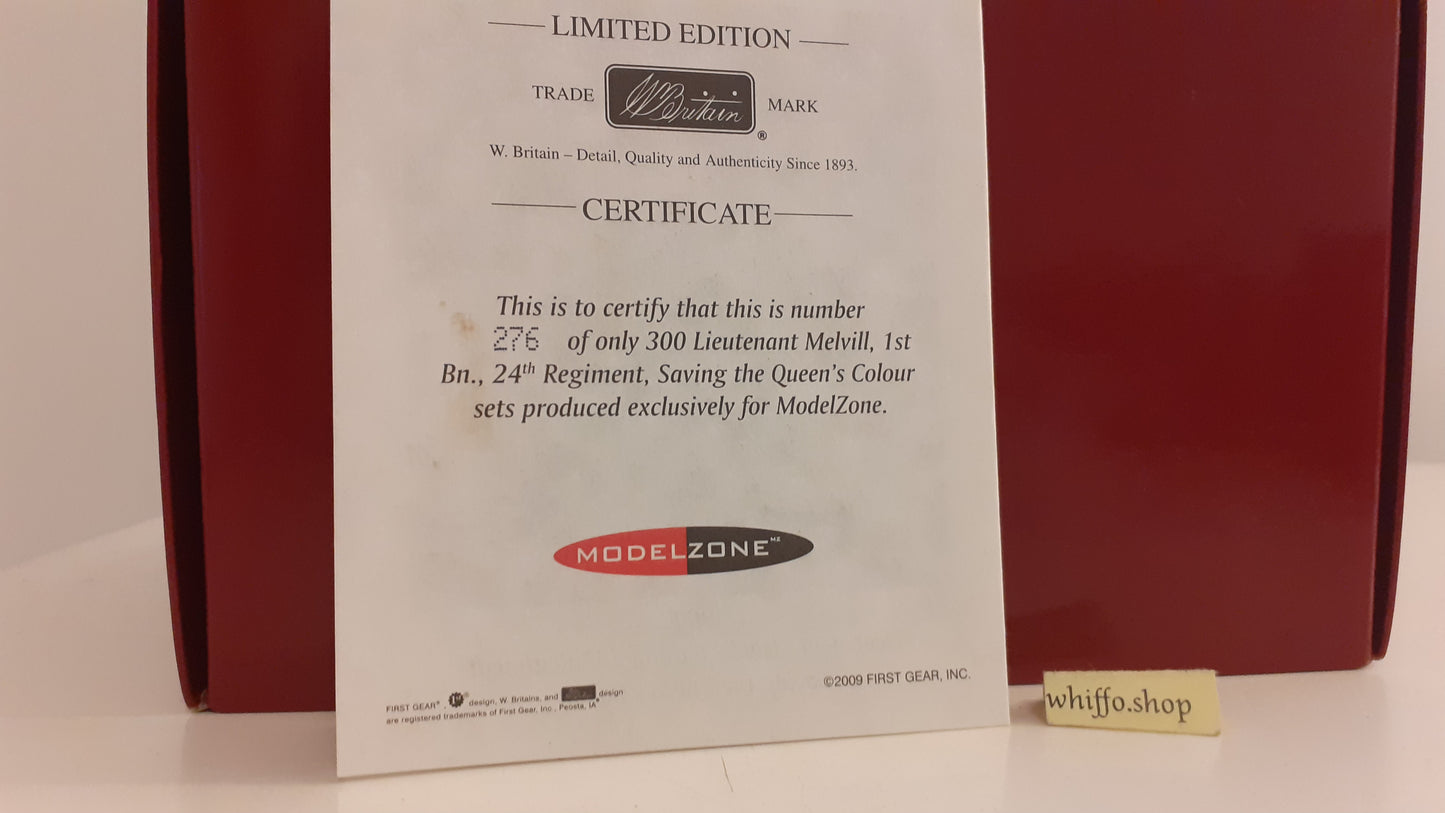 Britains 39002 zulu 24th lt melvill saving colour only 300 made. 2009 S8110