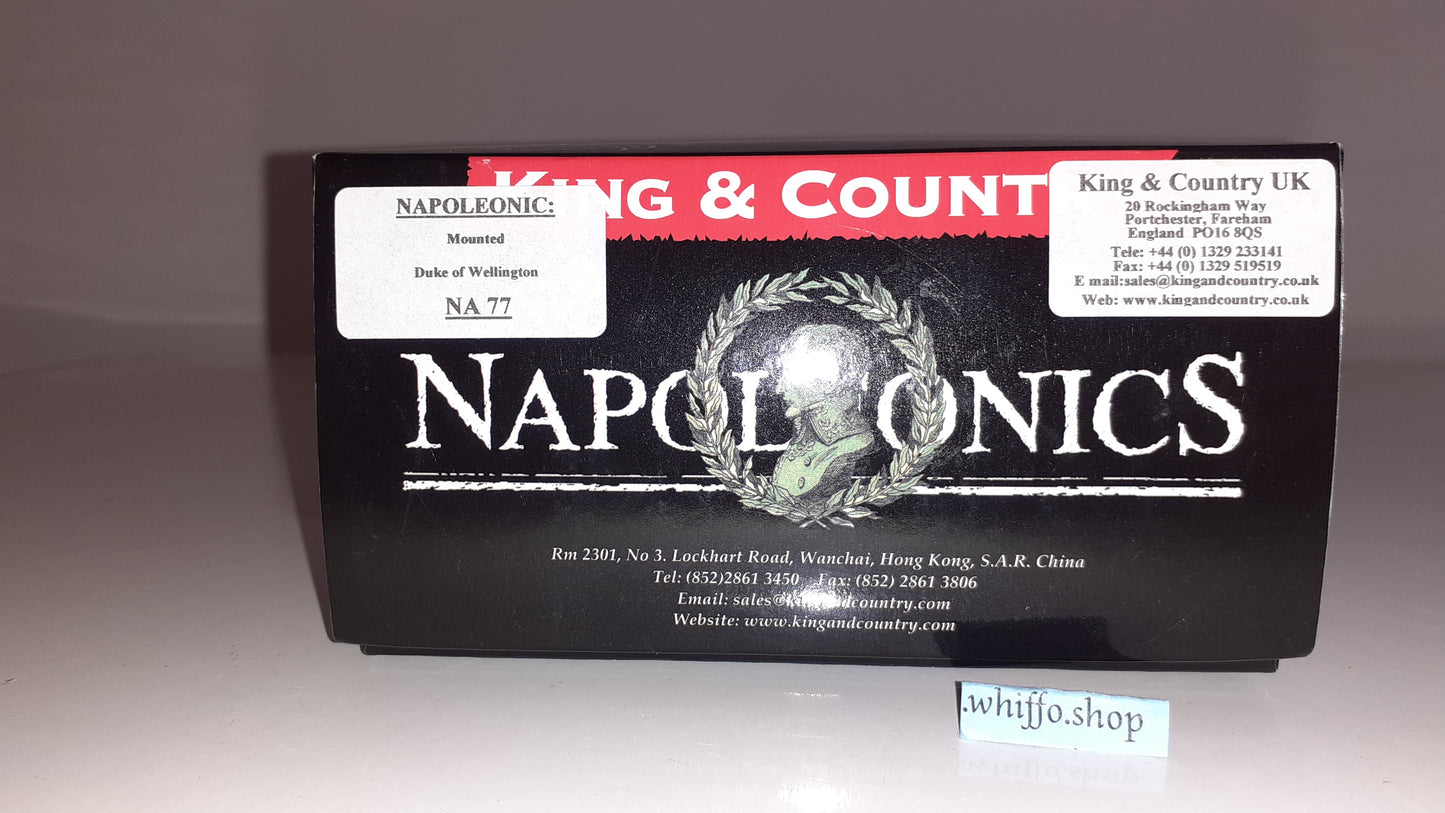 King and country Na77 Duke Of Wellington Waterloo Napoleonic 2011 boxd 1:30 Wdb