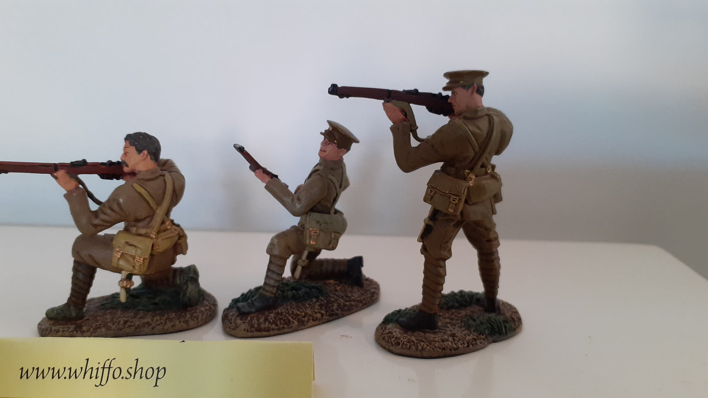 Britains ww1 17634 British infantry mons fusiliers 1914 metal boxed S2