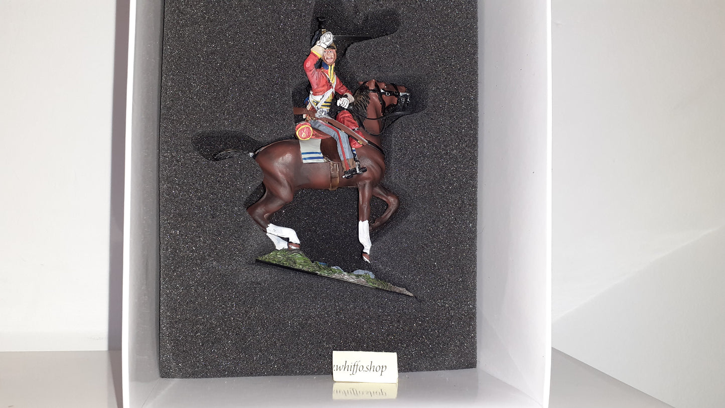 Britains 36062 Napoleonic Waterloo 1st Royal Dragoons Trooper Charging boxed S8