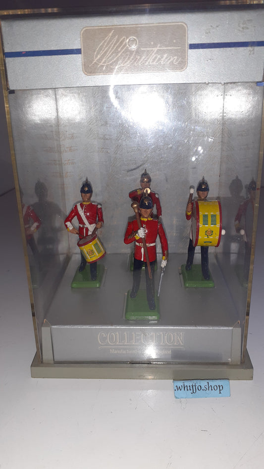 Britains Middlesex regiment 1989 1990s Perspex Display box 1:32 metal B111