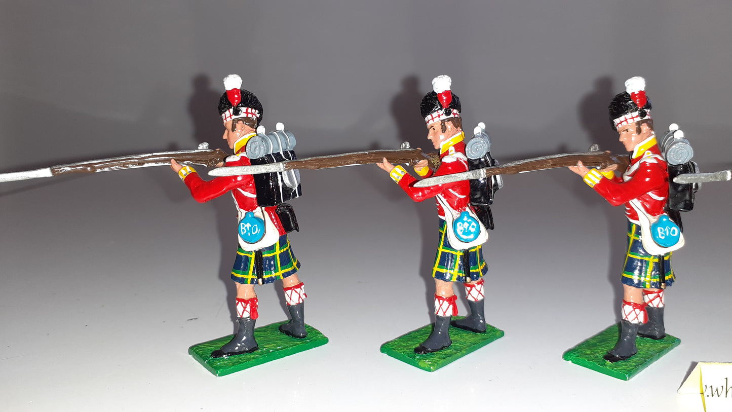 Little Legion Napoleonic Waterloo Gordon Highlanders Wb19 Box 1:32 metal S7