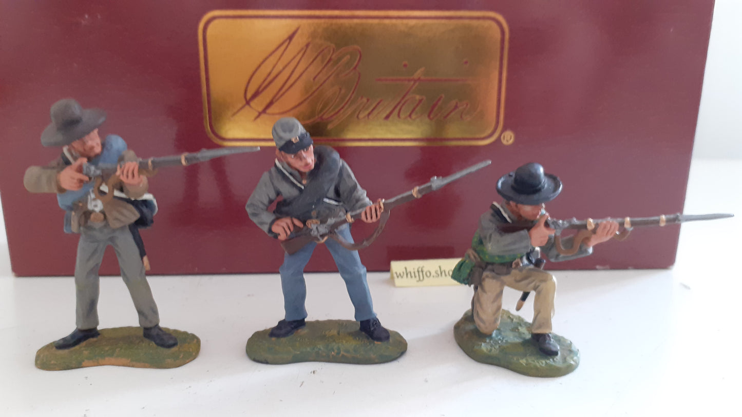 Britains 17529 2003 acw confederate infantry firingline :32  s512