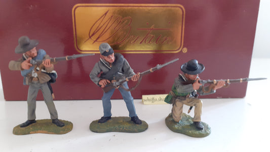 Britains 17529 2003 acw confederate infantry firingline :32  s512