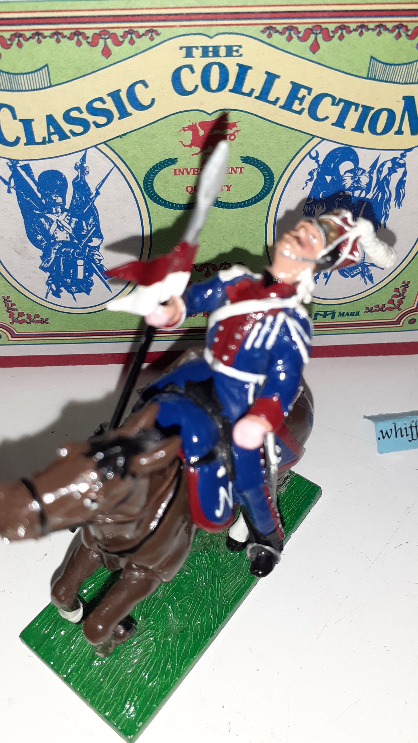 trophy miniatures 1991 Wa53f Polish Lancer Waterloo Napoleonic 1:32 Box S7