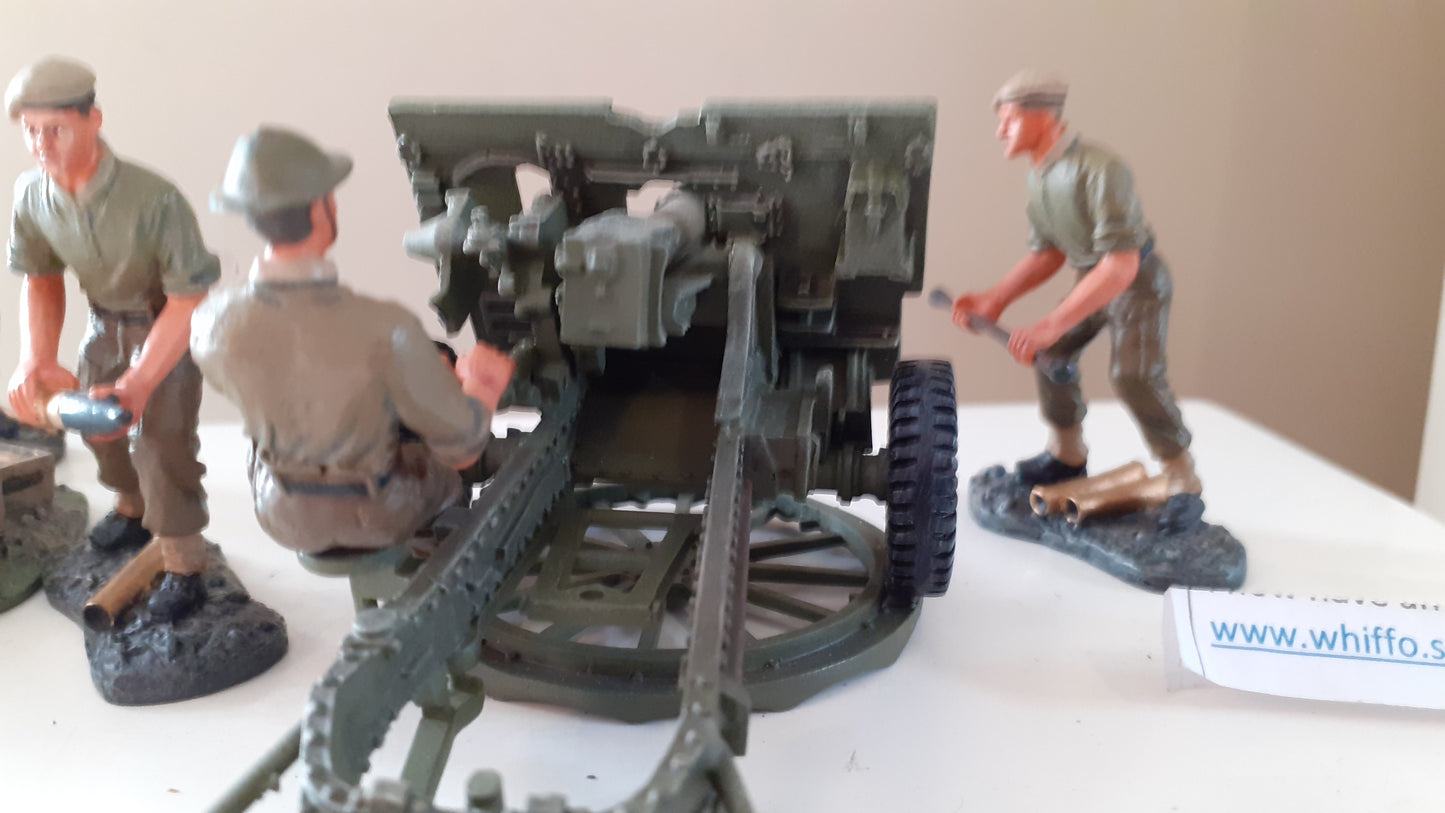 Britains 17587 2005  ww2 British 25pd Field Gun Artillery boxed 1:32 Wdb