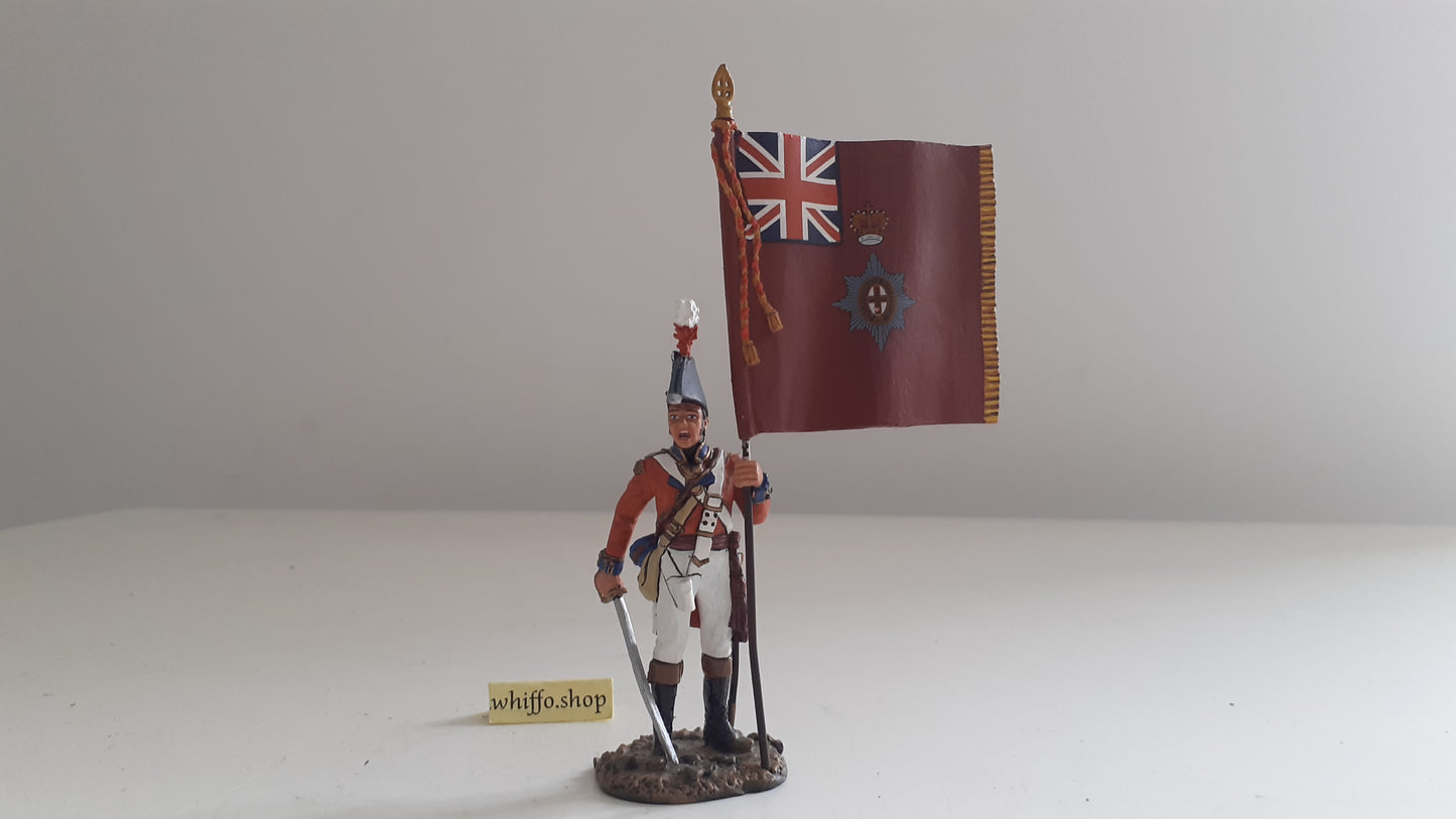 King and country Napoleonic Na126 Coldstream Guards colours flag 2007 boxd s130
