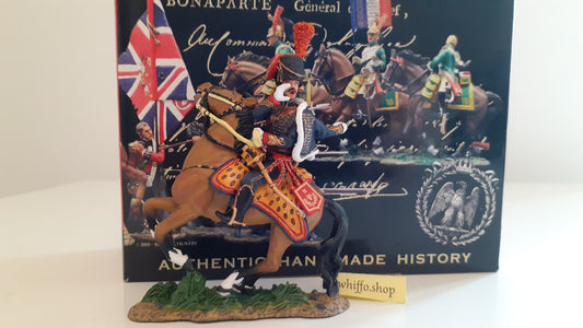 King and country Horse officer artillery Napoleonic mounted boxd 1:30  na66 S454