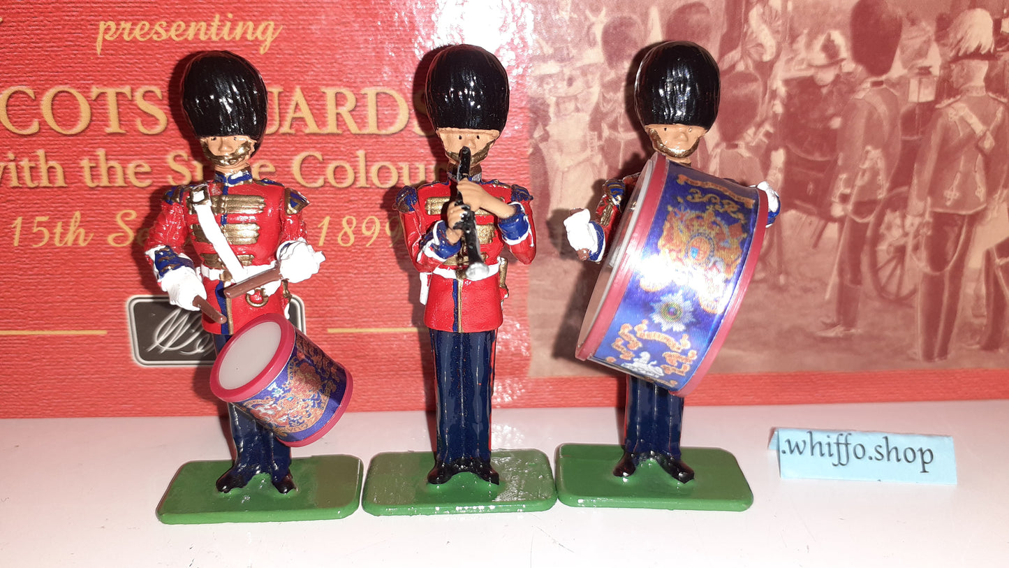 Britains 5992 Queen Victoria Scots Guards Drums band  1:32 metal boxed  S8 for sale