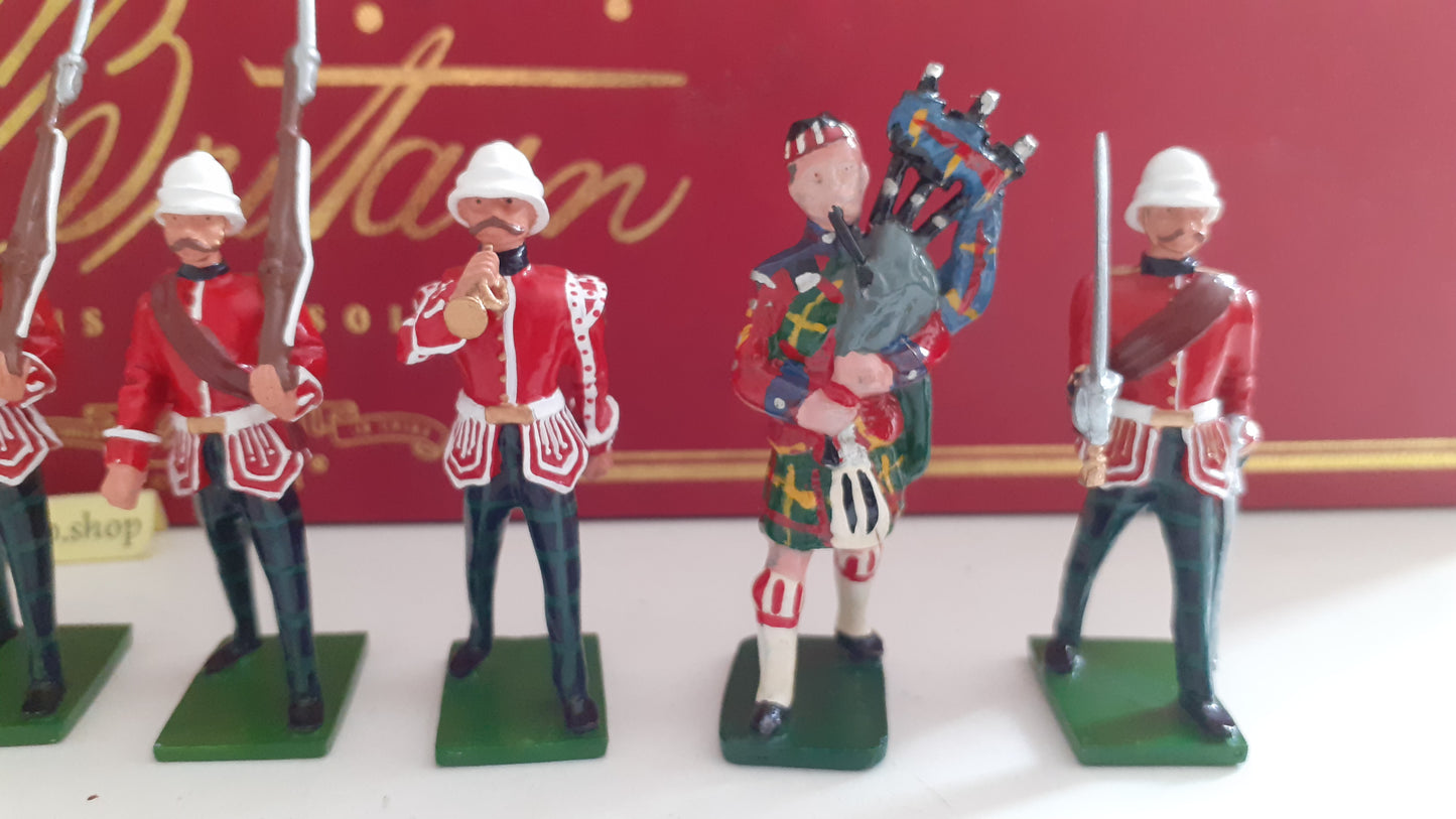 Britains 00126 royal scots marching zulu wars 1999 1:32 metal S733
