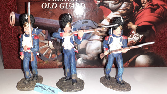 Britains 17256 2001 French Old Guard Waterloo Napoleonic 1:32 metal boxed  S8b for sale