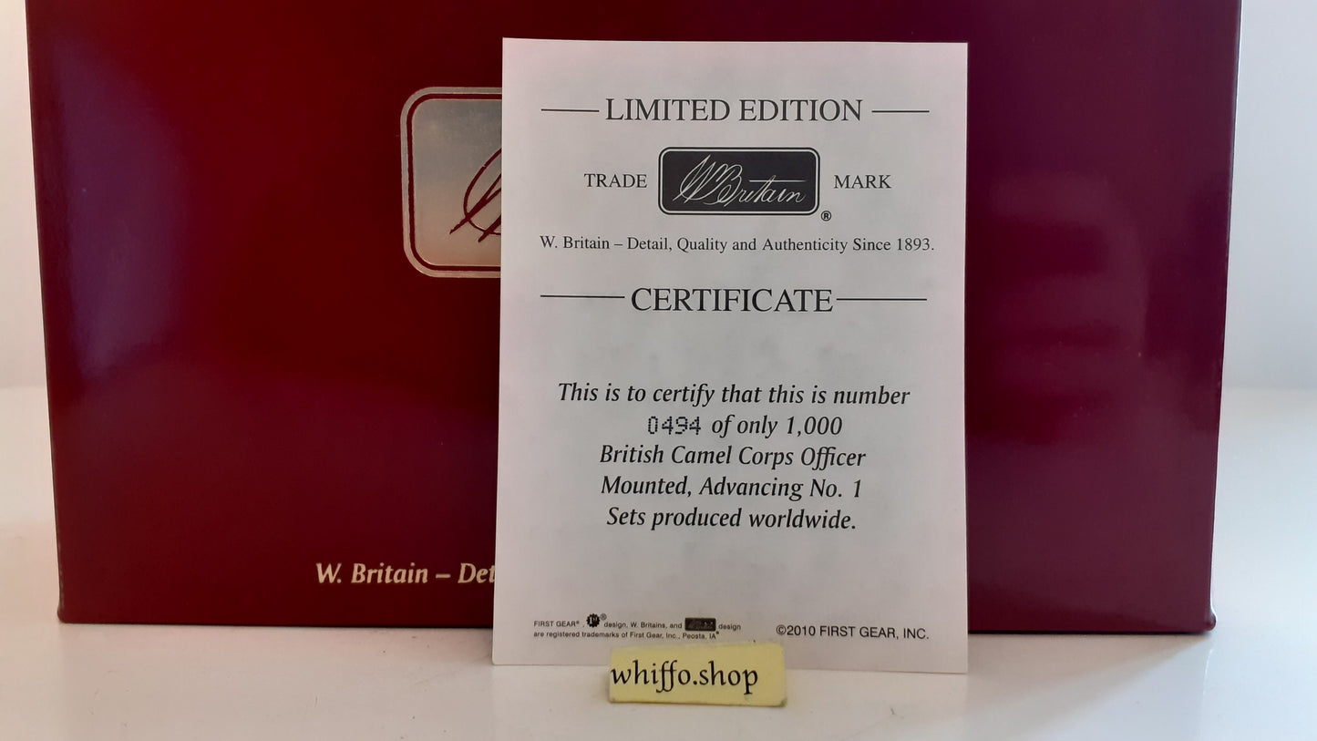 BRITAINS 27011 nile sudan camel corps officer only 1000 made 2010 1:32 wdb54