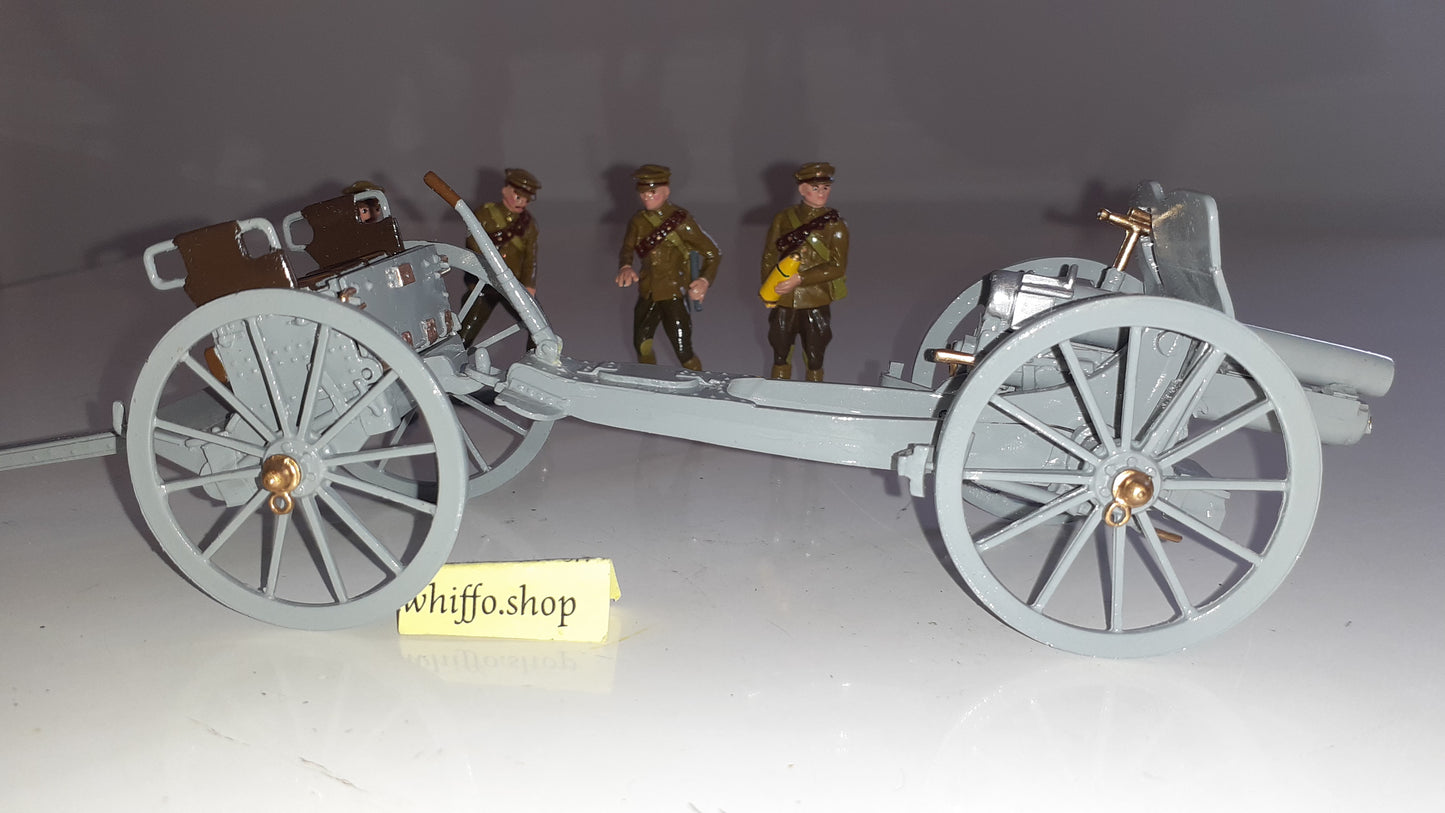 Britains 8912 Ww1 Artillery 4.5 Howitzer Limber Khaki 1993 s855
