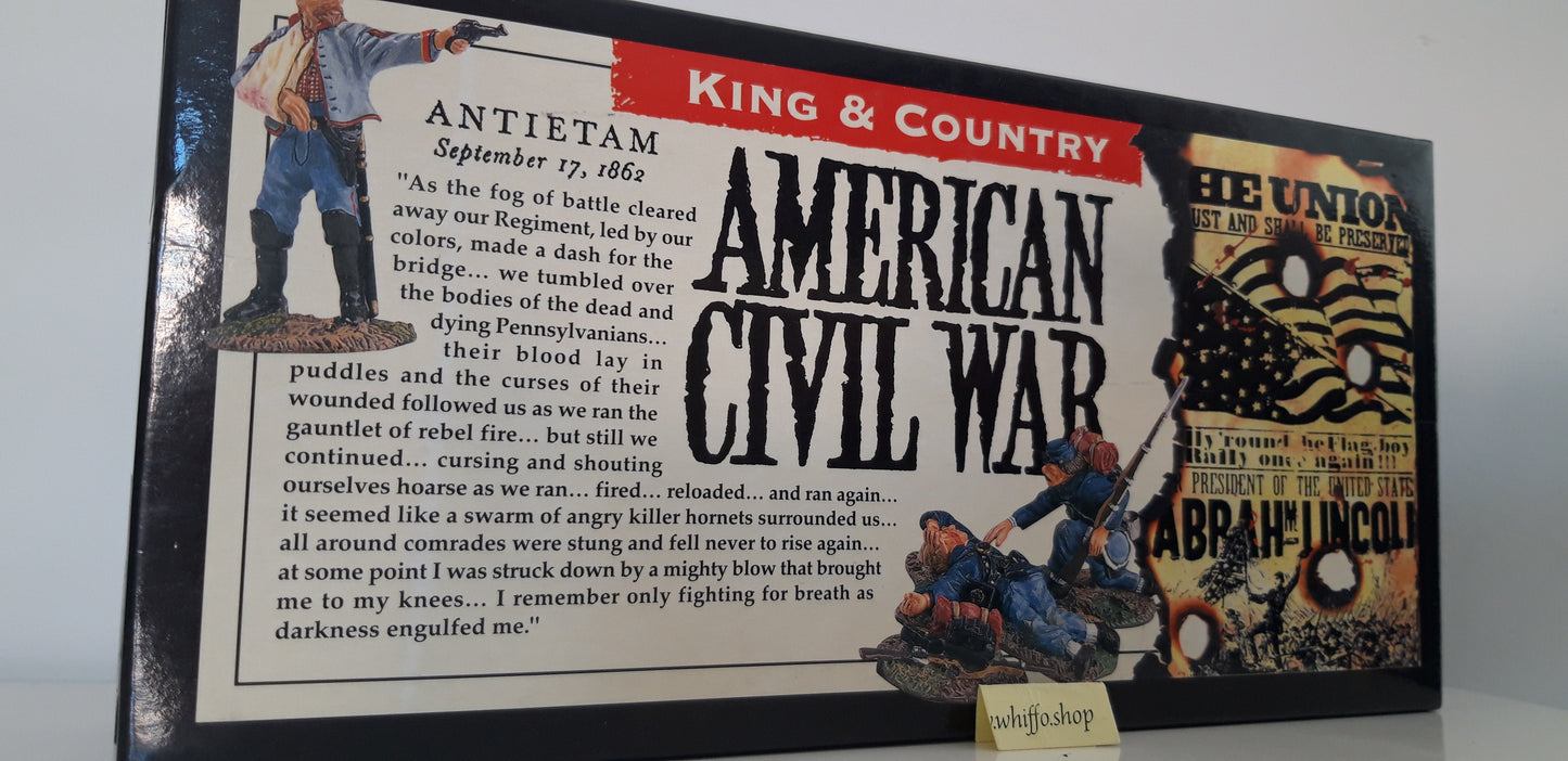 king and country Acw Confederate union Charge Acw03 1:30 metal boxed Wdb