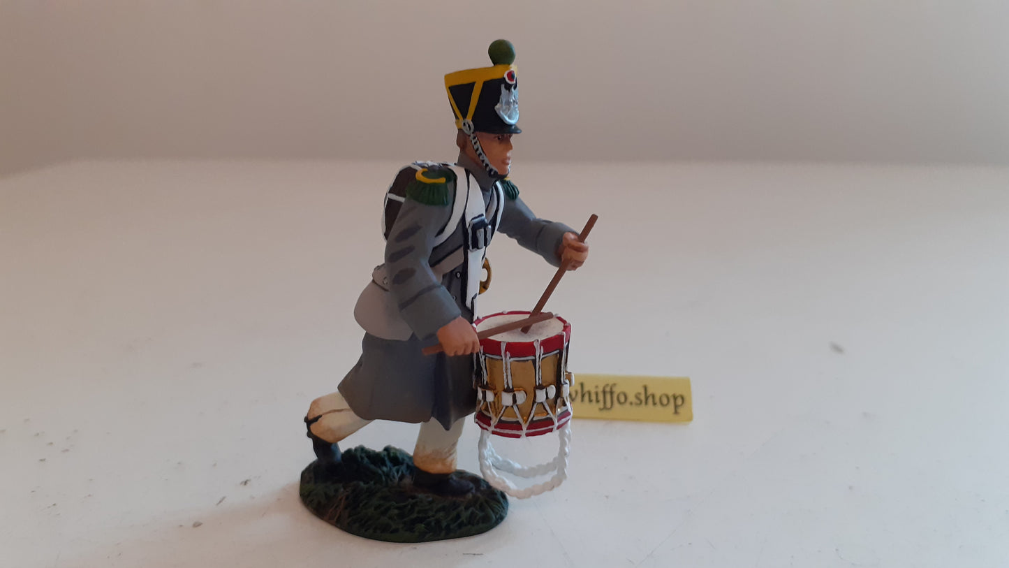 Britains 17996 french voltigeur drummer Napoleonic  waterloo 2009 1:32 b619