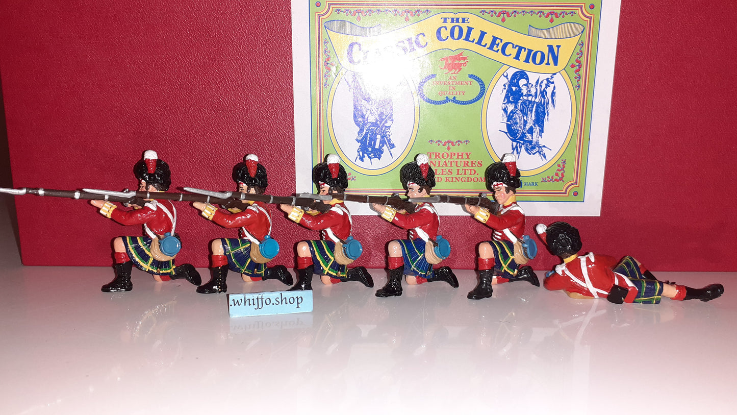 trophy miniatures 1991 Wa13 Gordon highlanders Waterloo Napoleonic 1:32 Box S2