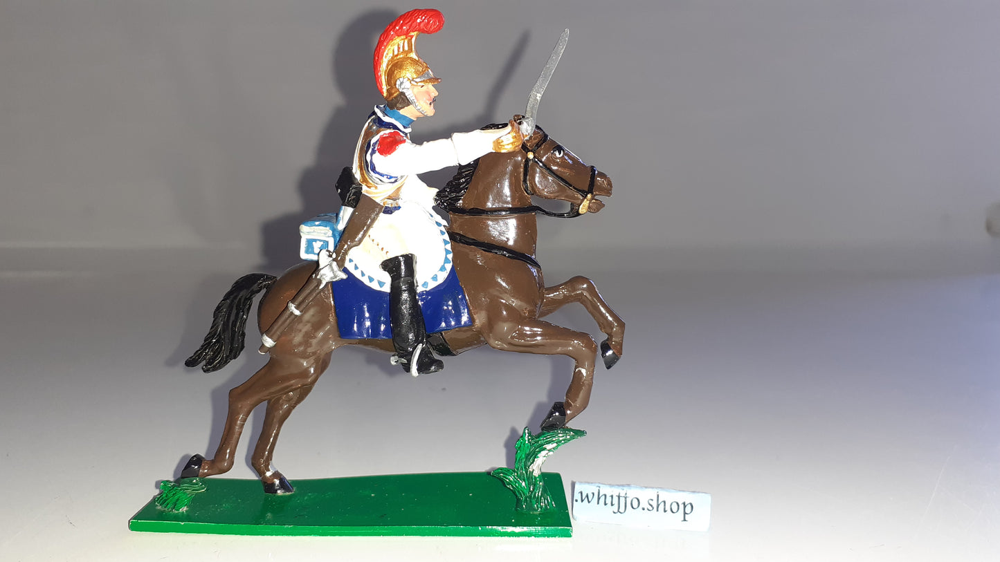 trophy miniatures 1991 Napoleonic War French Cavalry Trooper Wa11c 1:32 s842