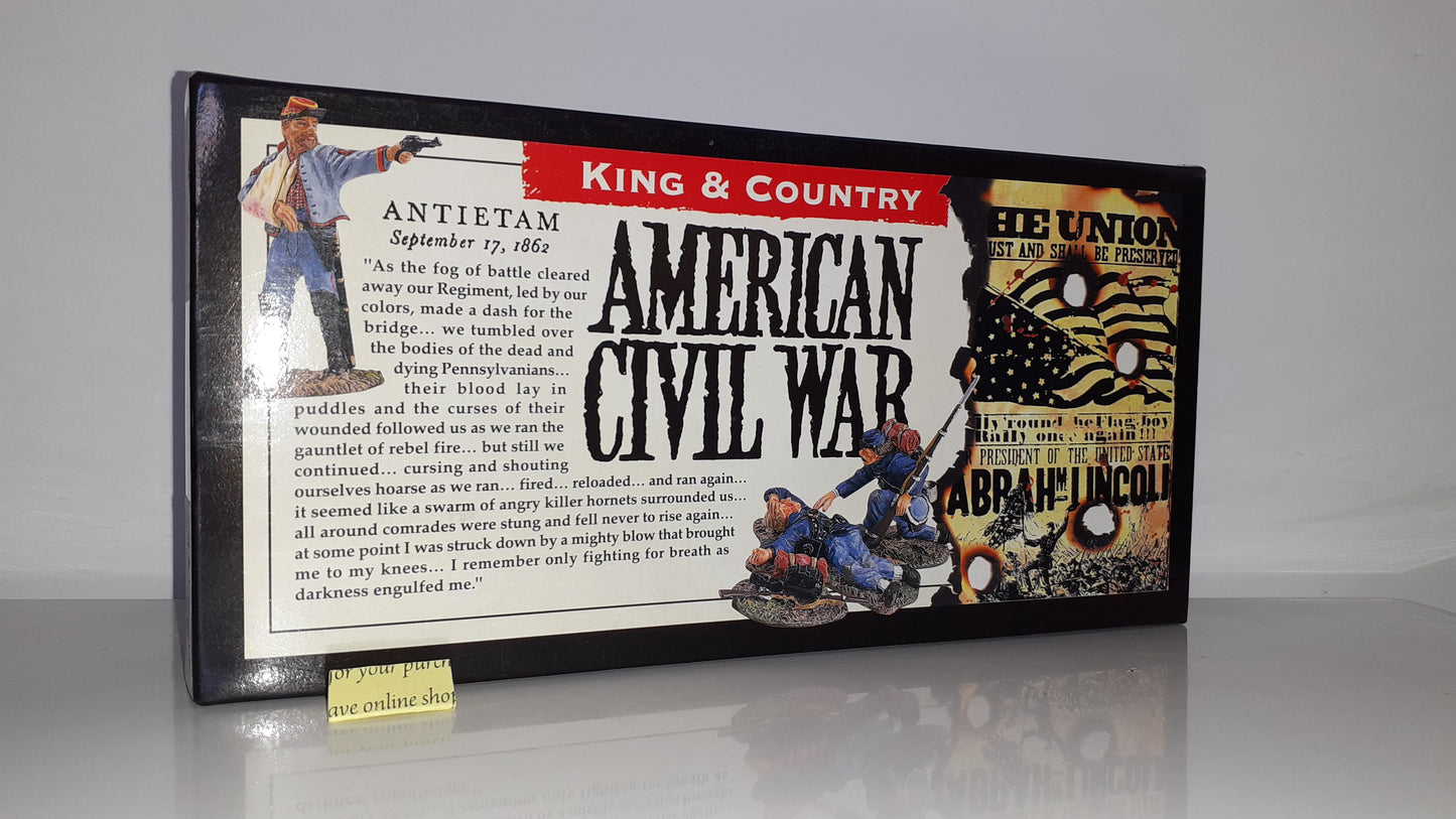 king and country Acw Confederate union Fence Acw06 1:30 metal boxed Wdb