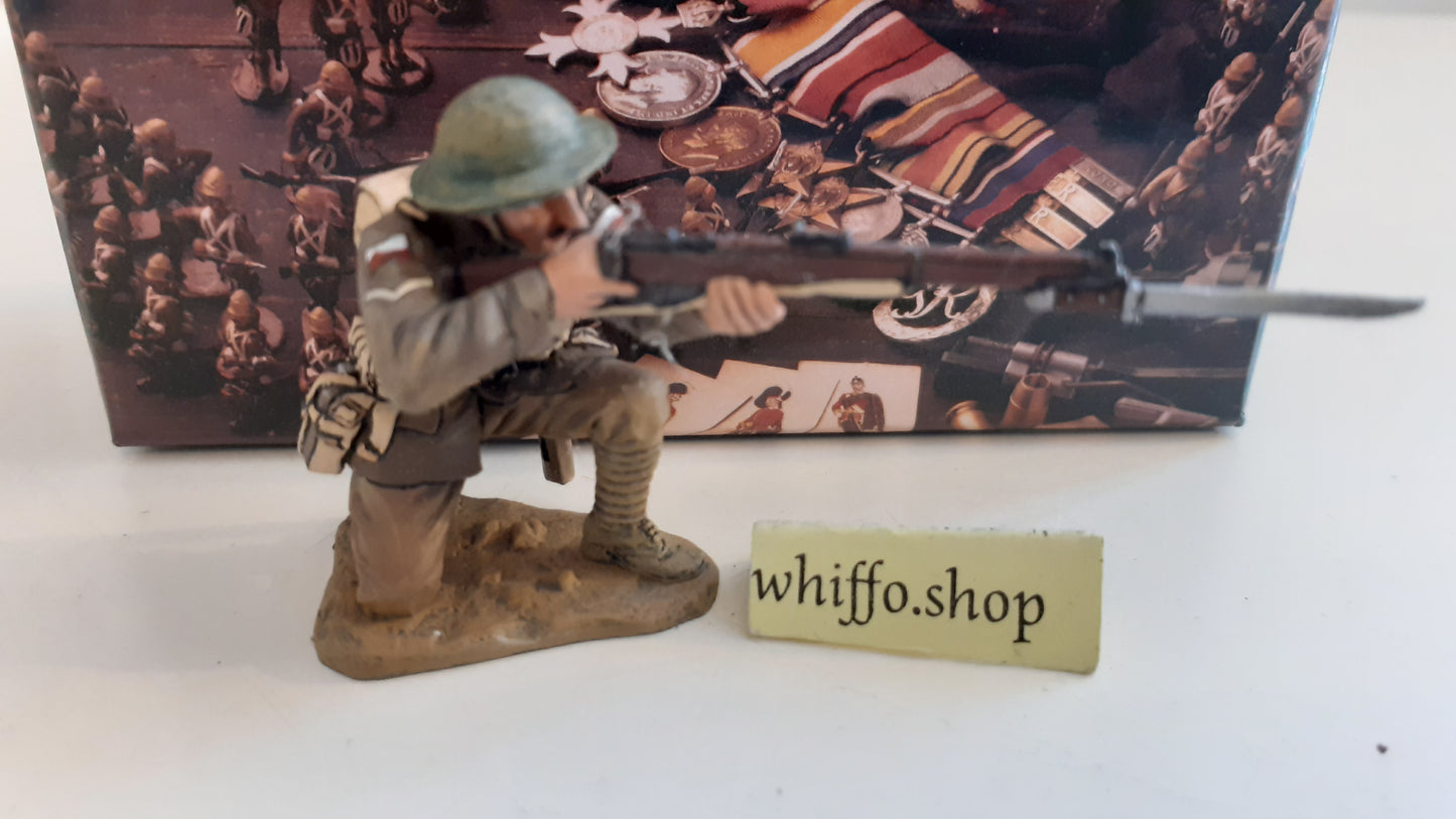 King and country fw190 ww1 British infantry kneeling 2009 boxed 1:30 Rb18