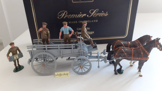 Britains 8920 Ww1 general service gs wagon 4 asc crew Khaki 1993 s148