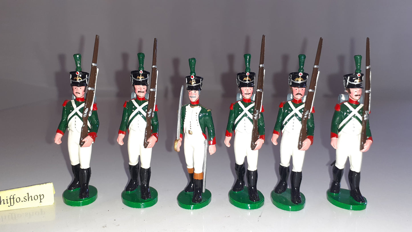 trophy miniatures 1991 Npia4 Velite Chasseurs Guard Italy Napoleon 1:32 Box S255