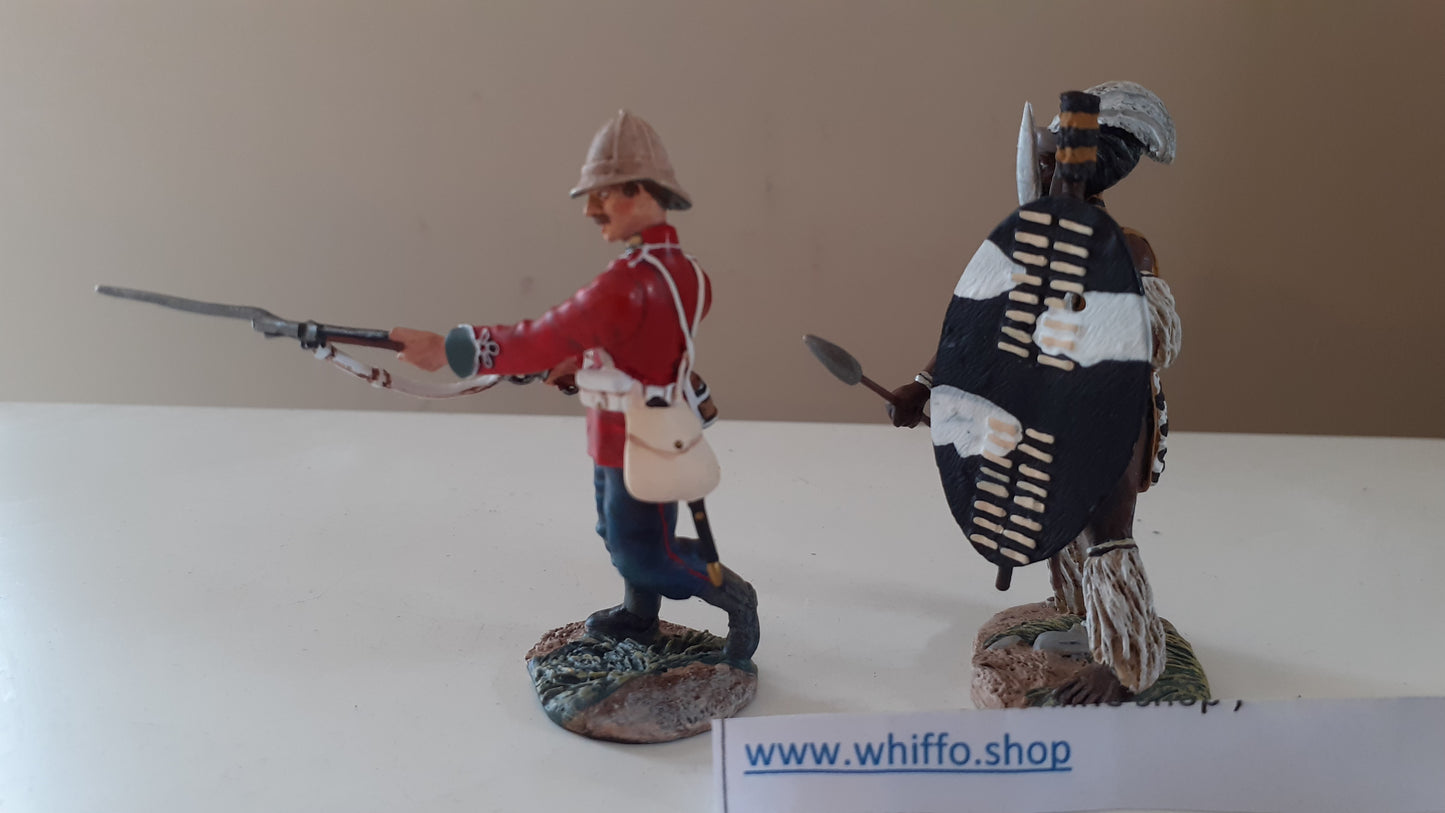 Britains 20131 Zulu wars 24th foot 1:32 metal Stuck Limited Edition boxed wdb