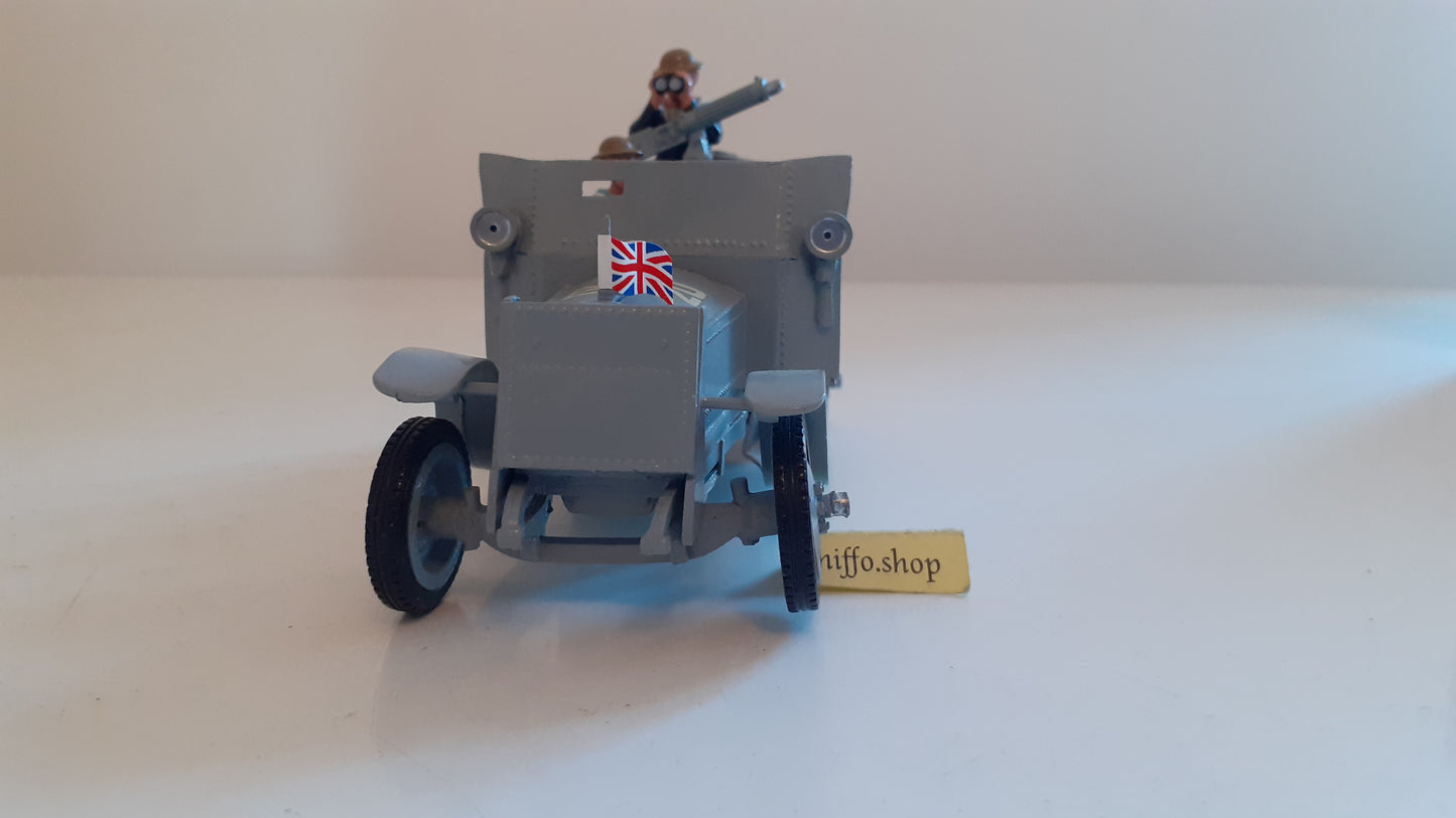 Britains 8925 royal navy armoured car vickers and crew ww1 1993 s435