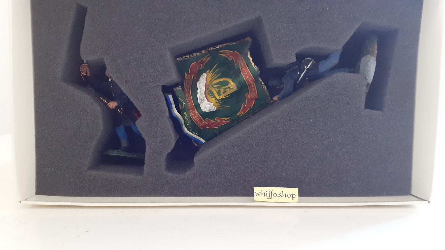 Britains 17933 Union Acw Irish Brigade Flag Command 2007 1:32 metal S534